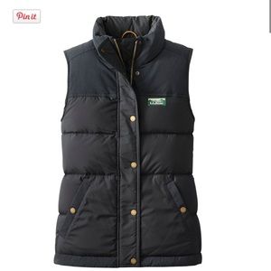 LL Bean Women's Mountain Classic Down Parka Vest Size Medium